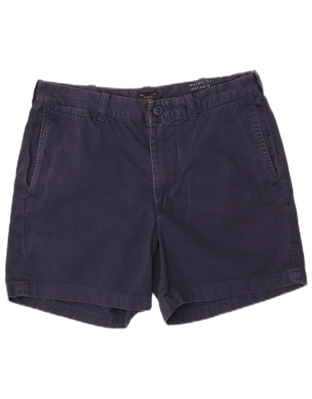 J. Crew Γυναικείο Stanton Chino Short W31 Medium Navy Blue βαμβακερό