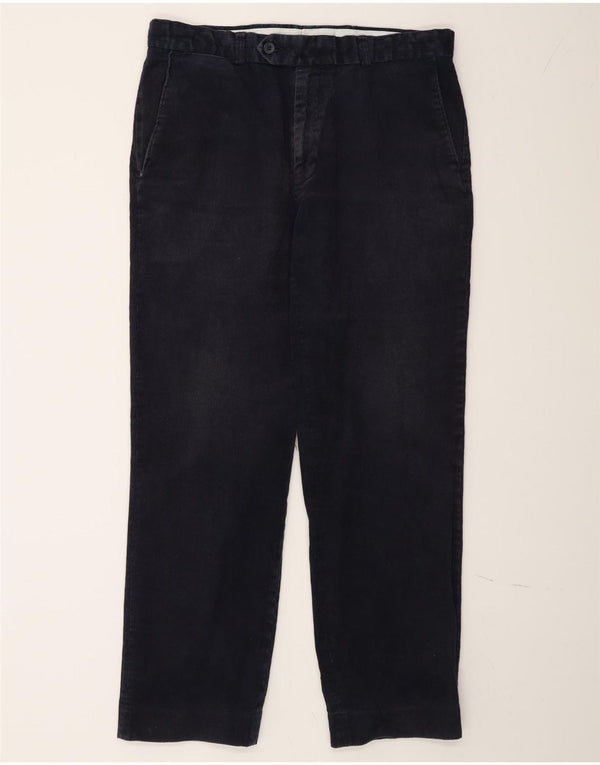 Ανδρικό ίσιο κοτλέ παντελόνι James Pringle W34 L29 Navy Blue Cotton