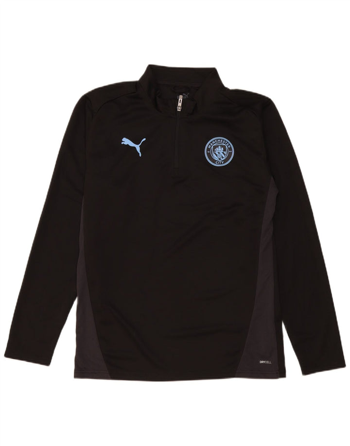 Ανδρική φόρμα Puma Mans Manchester City πουλόβερ Κορυφαία μεσαία μαύρη φόρμα