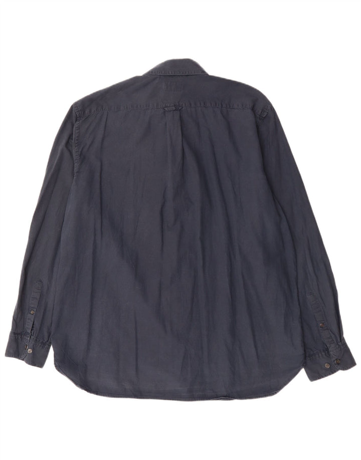 TIMBERLAND Ανδρικό πουκάμισο κανονικής εφαρμογής 2XL Navy Blue από βαμβάκι