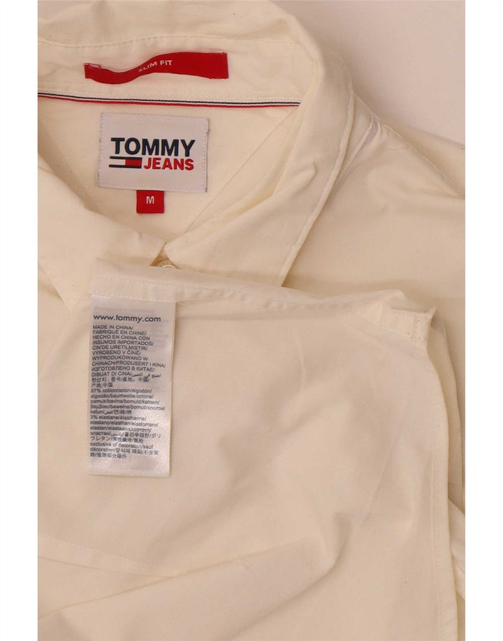 Ανδρικό πουκάμισο Tommy Hilfiger Slim Fit Βαμβακερό μεσαίο σε λευκό