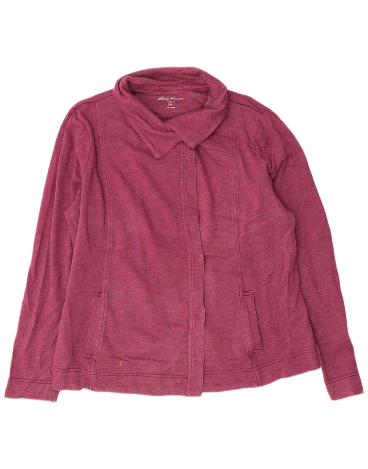 EDDIE BAUER Γυναικεία φόρμα υπερμεγέθη Μπουφάν UK 18 XL Ροζ βαμβακερό