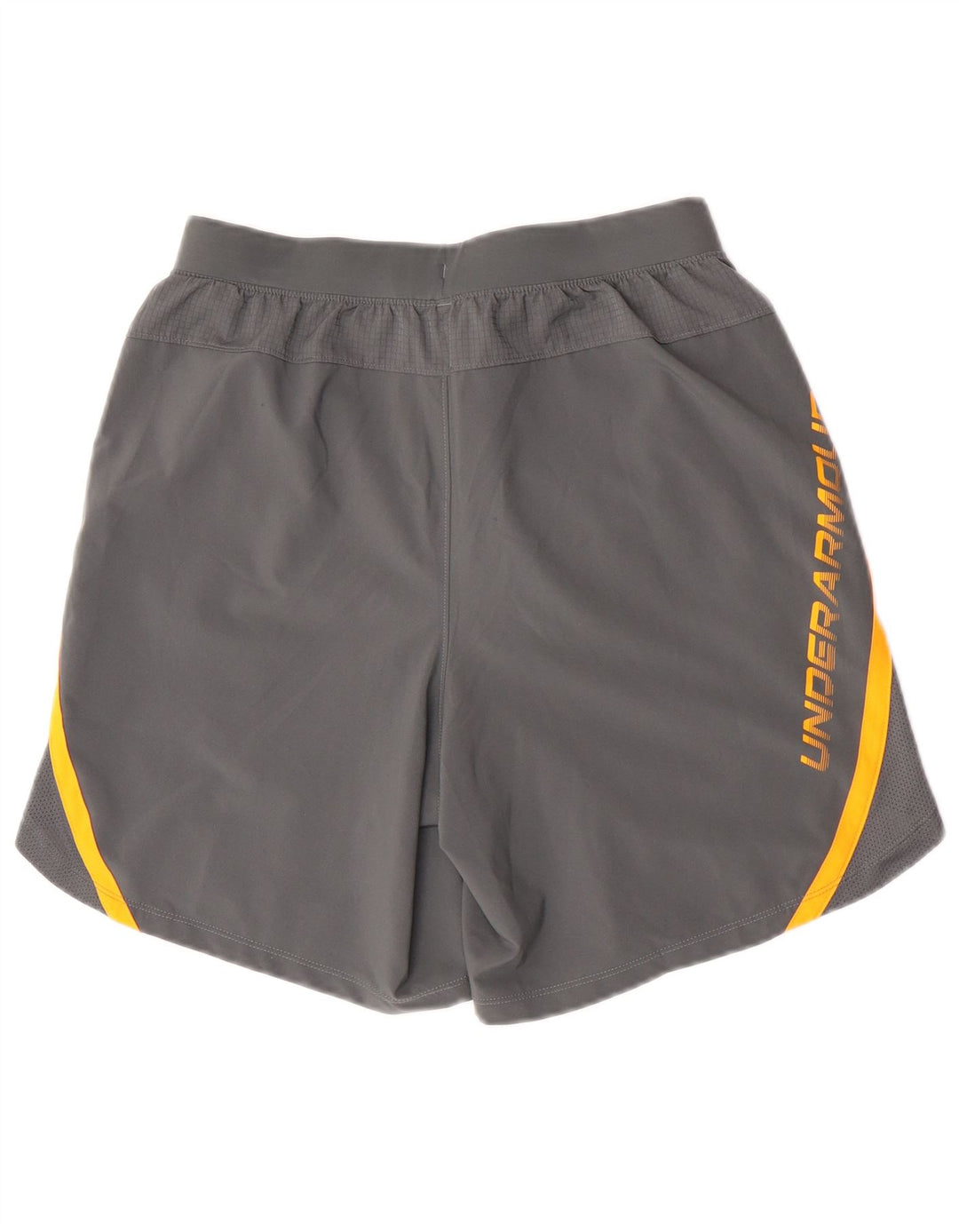 Ανδρικό γραφικό αθλητικό σορτς Under Armour με μεσαίο γκρι χρώμα από πολυεστέρα