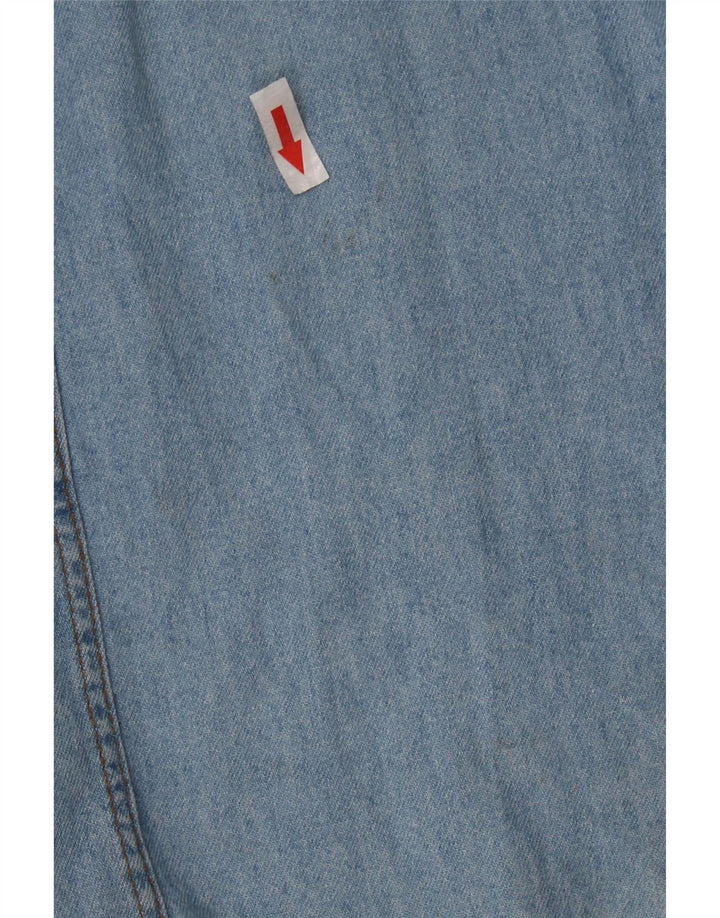 HOLIDAY Ανδρικό Τζιν Πουκάμισο Μεσαίο Μπλε Βαμβακερό