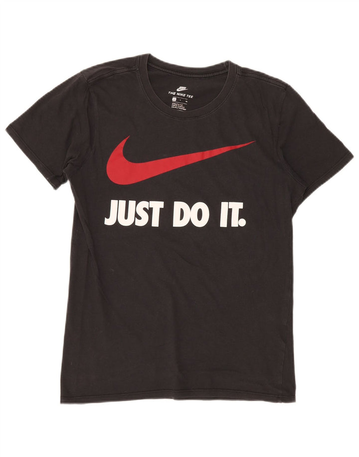 Ανδρικό μπλουζάκι NIKE με γραφικό αθλητικό κόψιμο τοπ Μικρό μαύρο