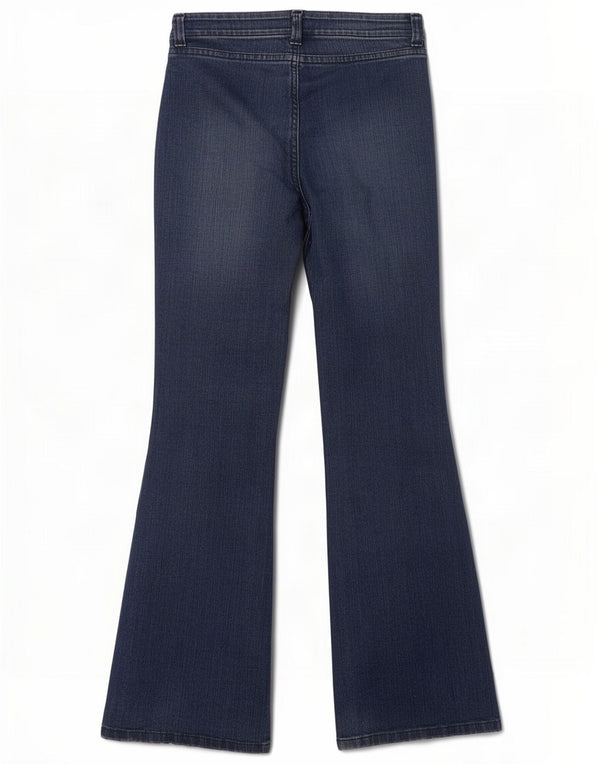 Lee Womens Kiana Flared Jeans W30 L31 Blue Cotton