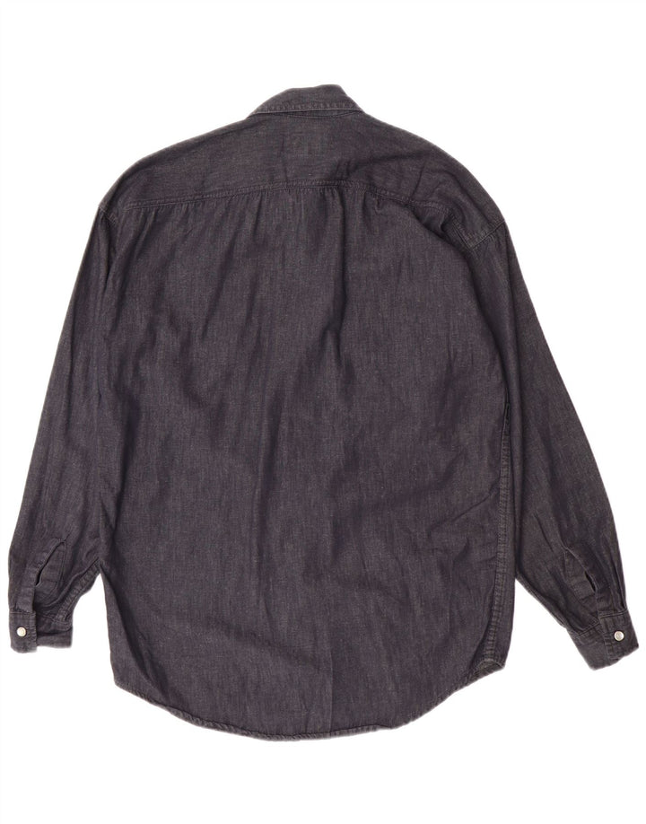 Ανδρικό τζιν πουκάμισο Americanino, μεσαίο μπλε βαμβακερό