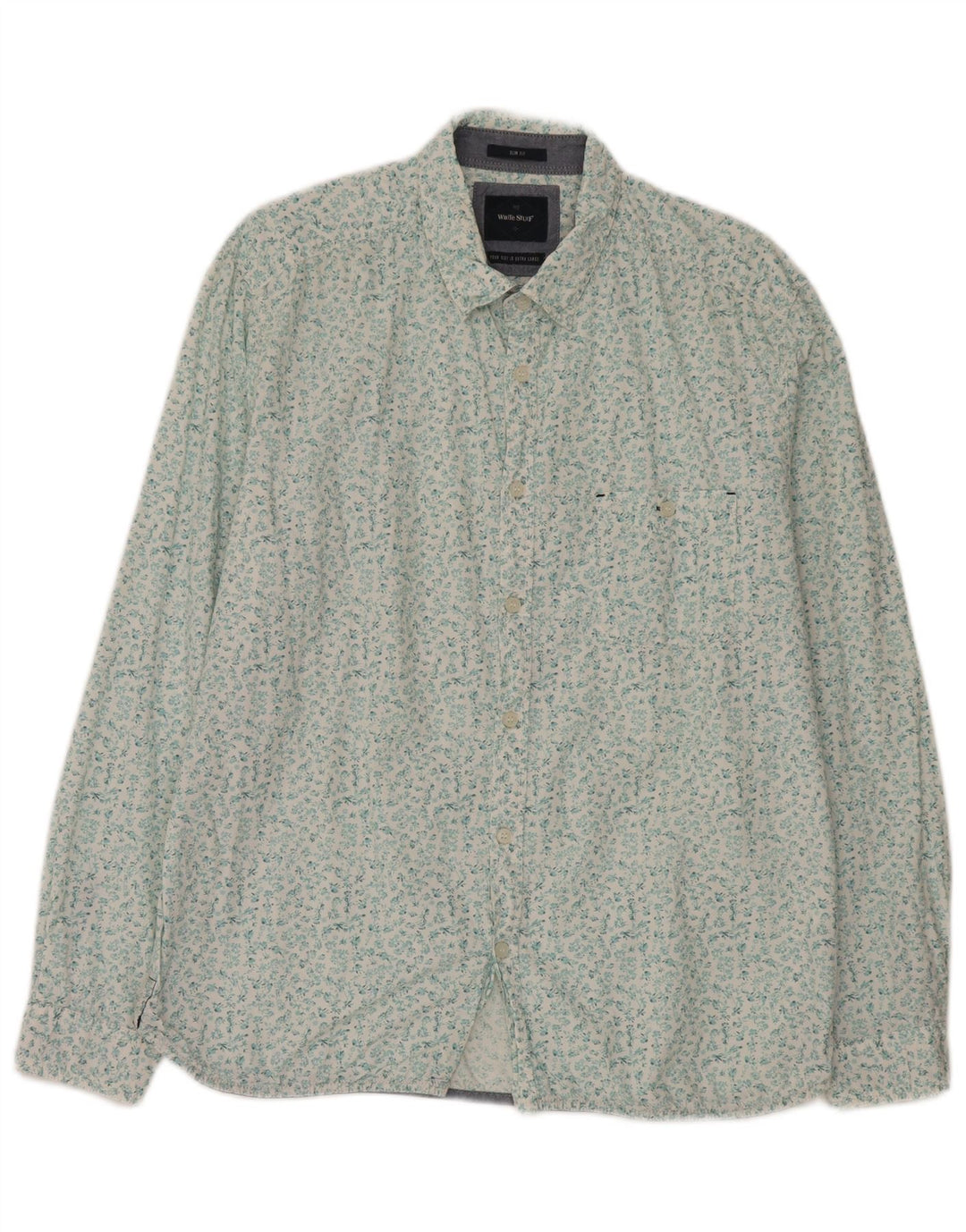 White Stuff Ανδρικό πουκάμισο Slim Fit XL Floral Βαμβακερό