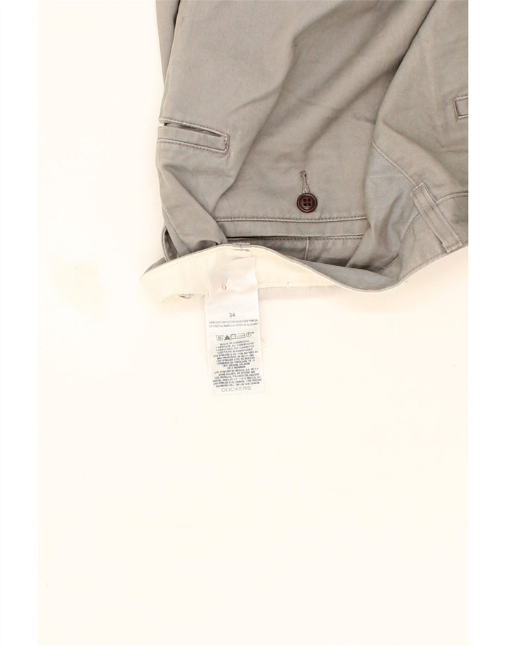 DOCKERS Mens Chino Shorts W34 Large Grey Cotton Vintage Dockers and Second-Hand Dockers from Messina Hembry 
