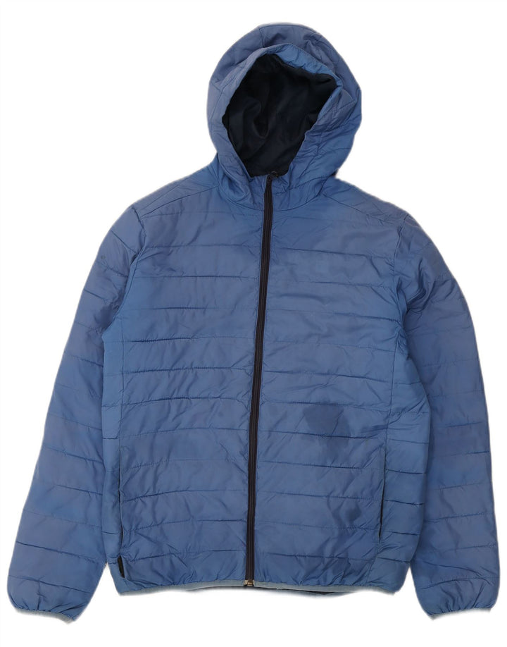 Μπουφάν Quiksilver Boys Hooded Gadded Jacket 15-16 Years Blue Polyester