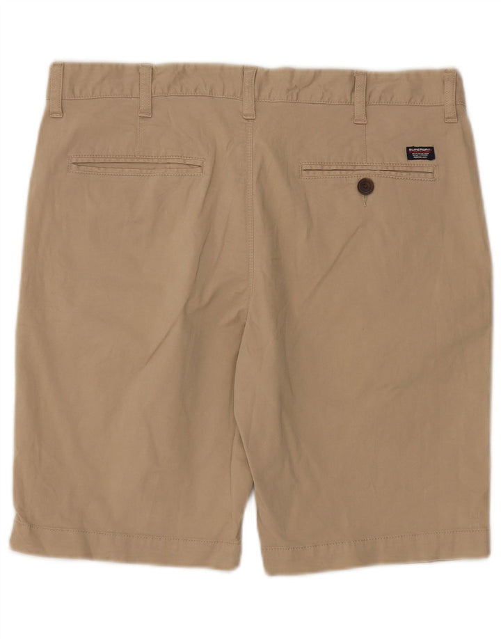 Ανδρικό σορτς Chino Superdry W34 μεγάλο μπεζ βαμβακερό