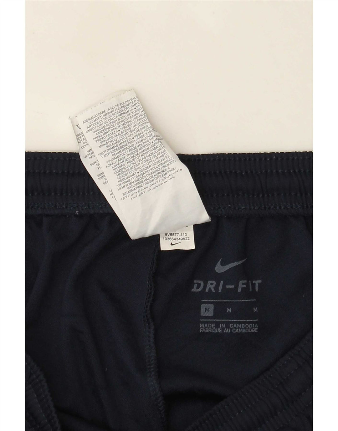 Ανδρικές φόρμες Nike Dri Fit Παντελόνια μεσαίου μπλε ναυτικού πολυεστέρα