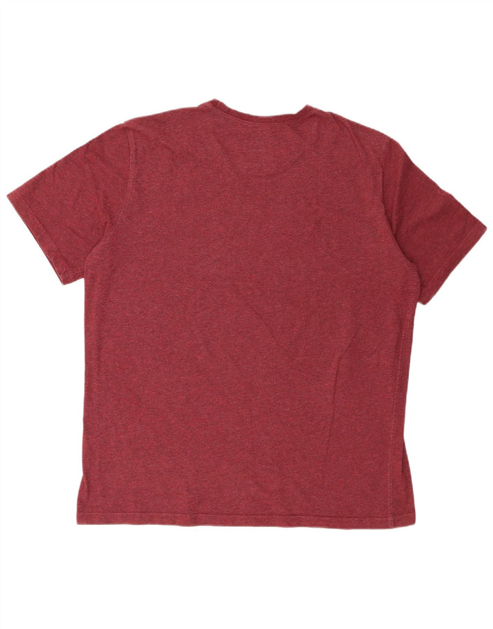 Ανδρικό γραφικό μπλουζάκι Decathlon Top Large Burgundy