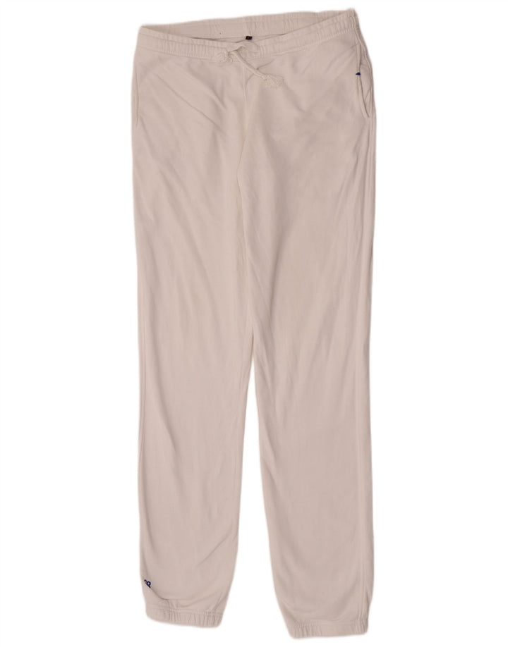 Sun68 Ανδρική φόρμα παντελόνι Joggers μεγάλο λευκό βαμβακερό