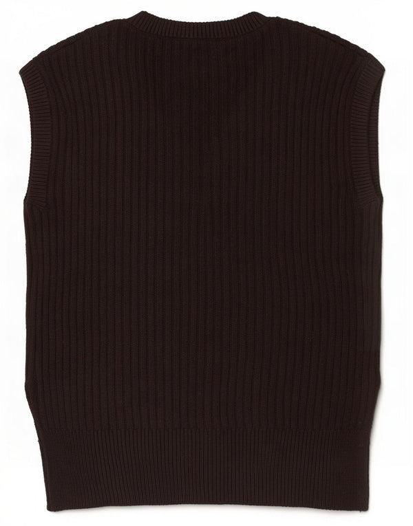 Marks & Spencer Γυναικείο γιλέκο Tank Top UK 10 Small Black Cotton