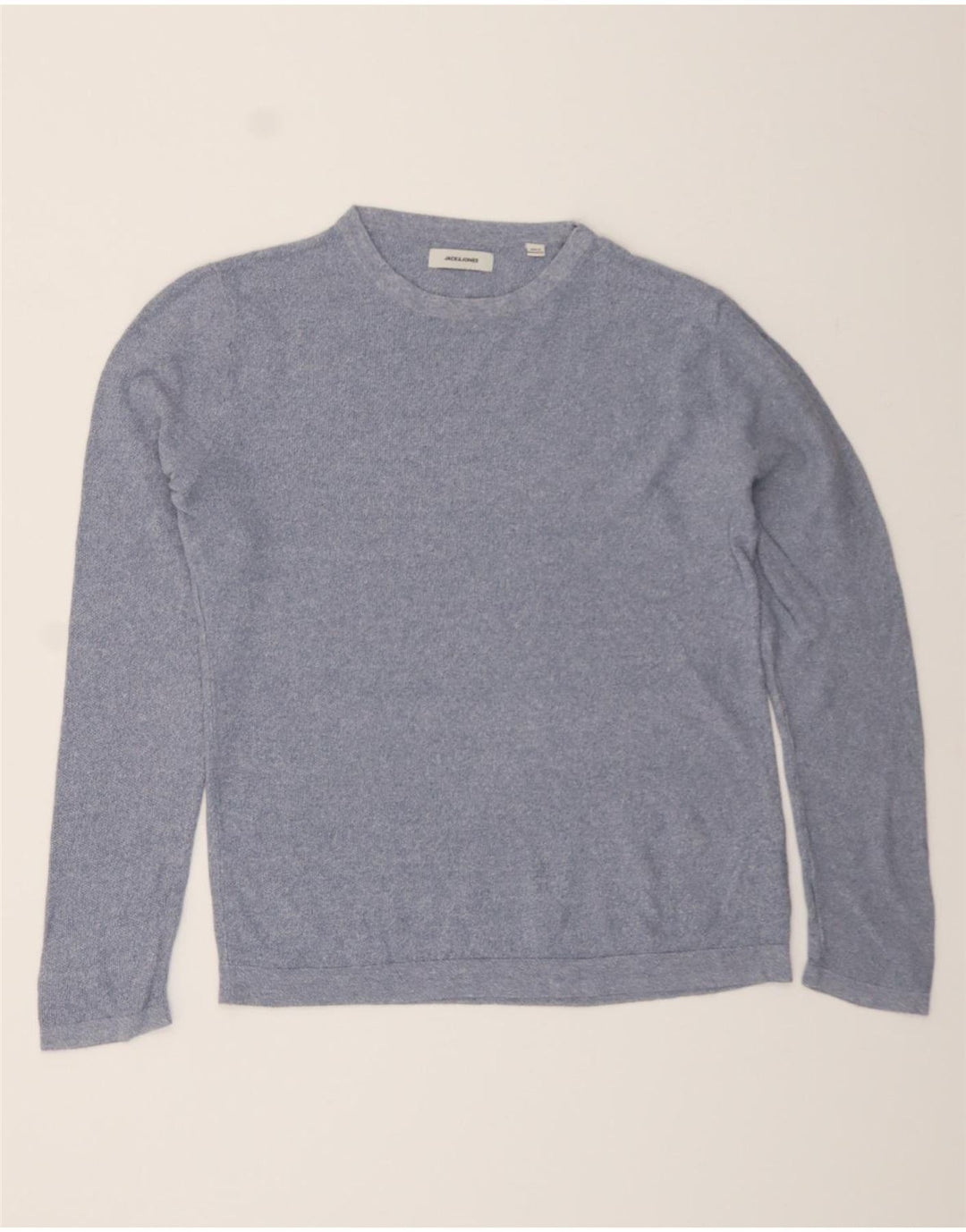 JACK & JONES Mens Crew Neck Jumper Sweater Large Blue Cotton Vintage Jack & Jones and Second-Hand Jack & Jones from Messina Hembry 