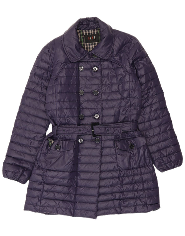 DAKS Γυναικείο παλτό UK 12 Medium Purple Polyester