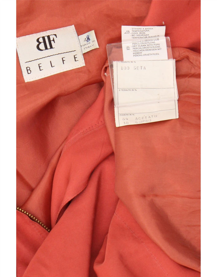 Belfe Γυναικείο Utility Jacket IT 48 XL Orange Silk