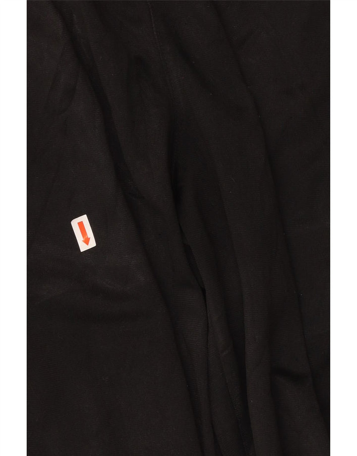 ADIDAS Boys Tracksuit Trousers 13-14 Years  Black Colourblock Polyester