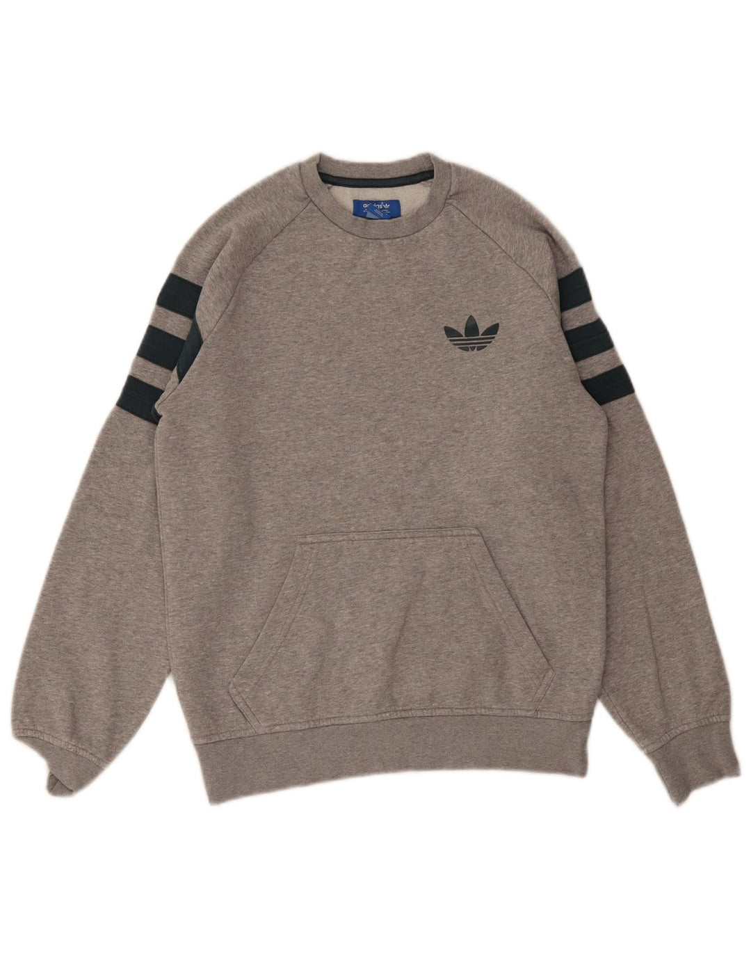 Ανδρικό φούτερ Adidas 3D Arc Jumper Small Grey Fair Isle Cotton