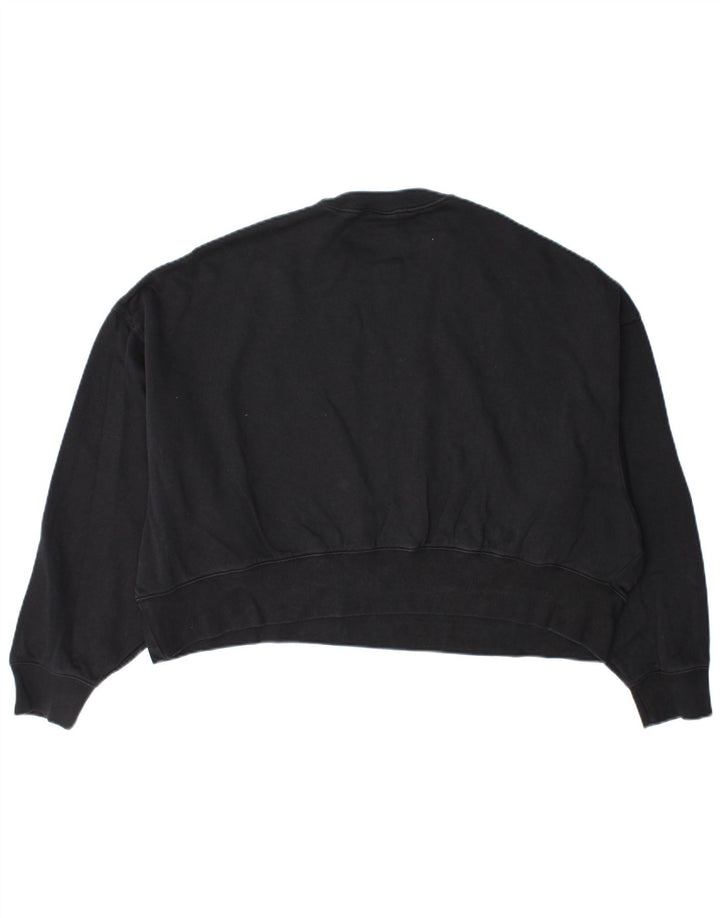 Γυναικείο φούτερ Nike υπερμεγέθη Jumper UK 10 Small μαύρο βαμβακερό