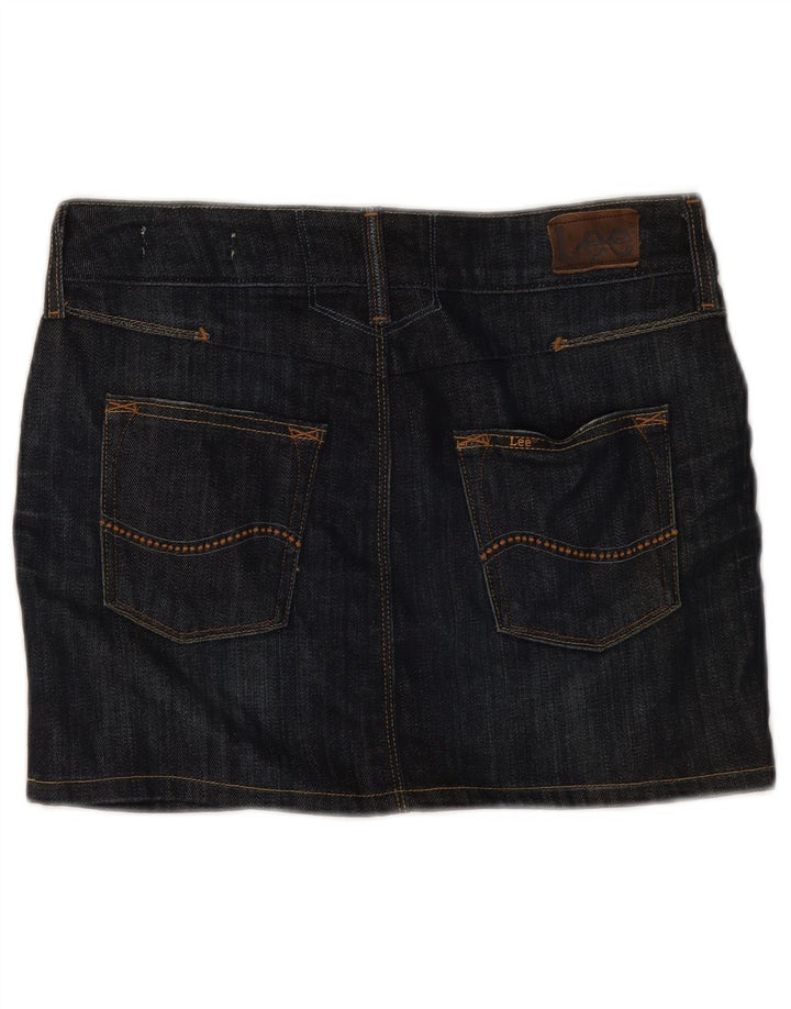 Lee Γυναικεία Μίνι Τζιν Φούστα Μικρή W30 Navy Blue Βαμβακερή