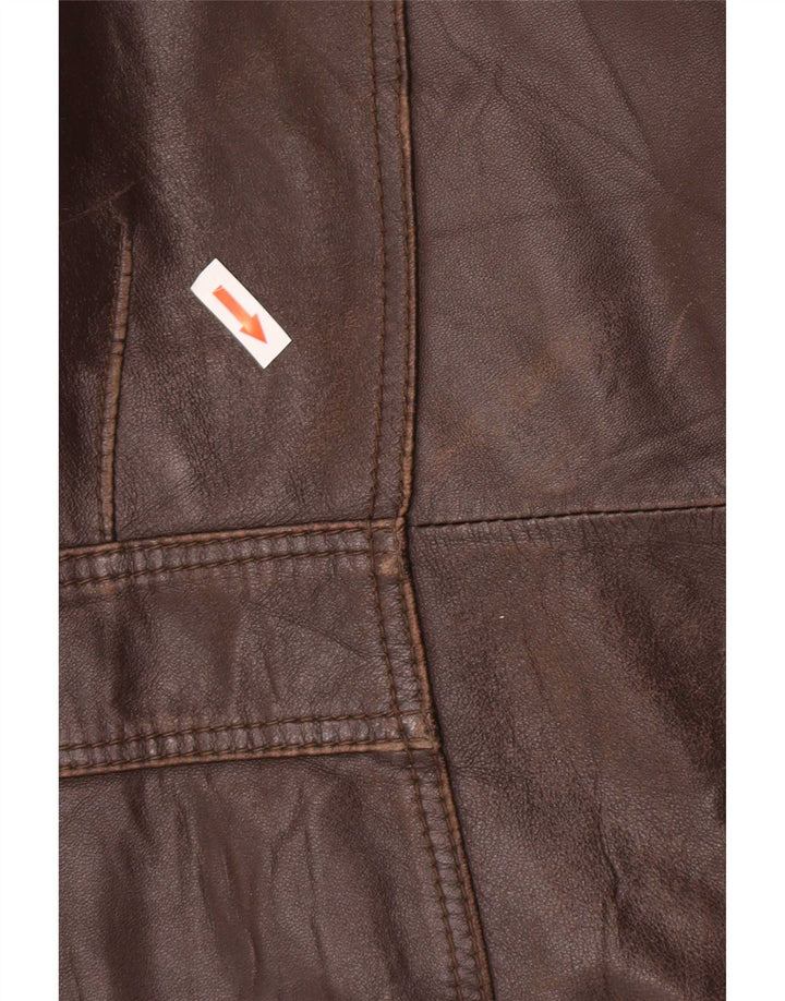 Σε Extenso Ανδρικό Δερμάτινο Μπουφάν UK 40 Large Brown