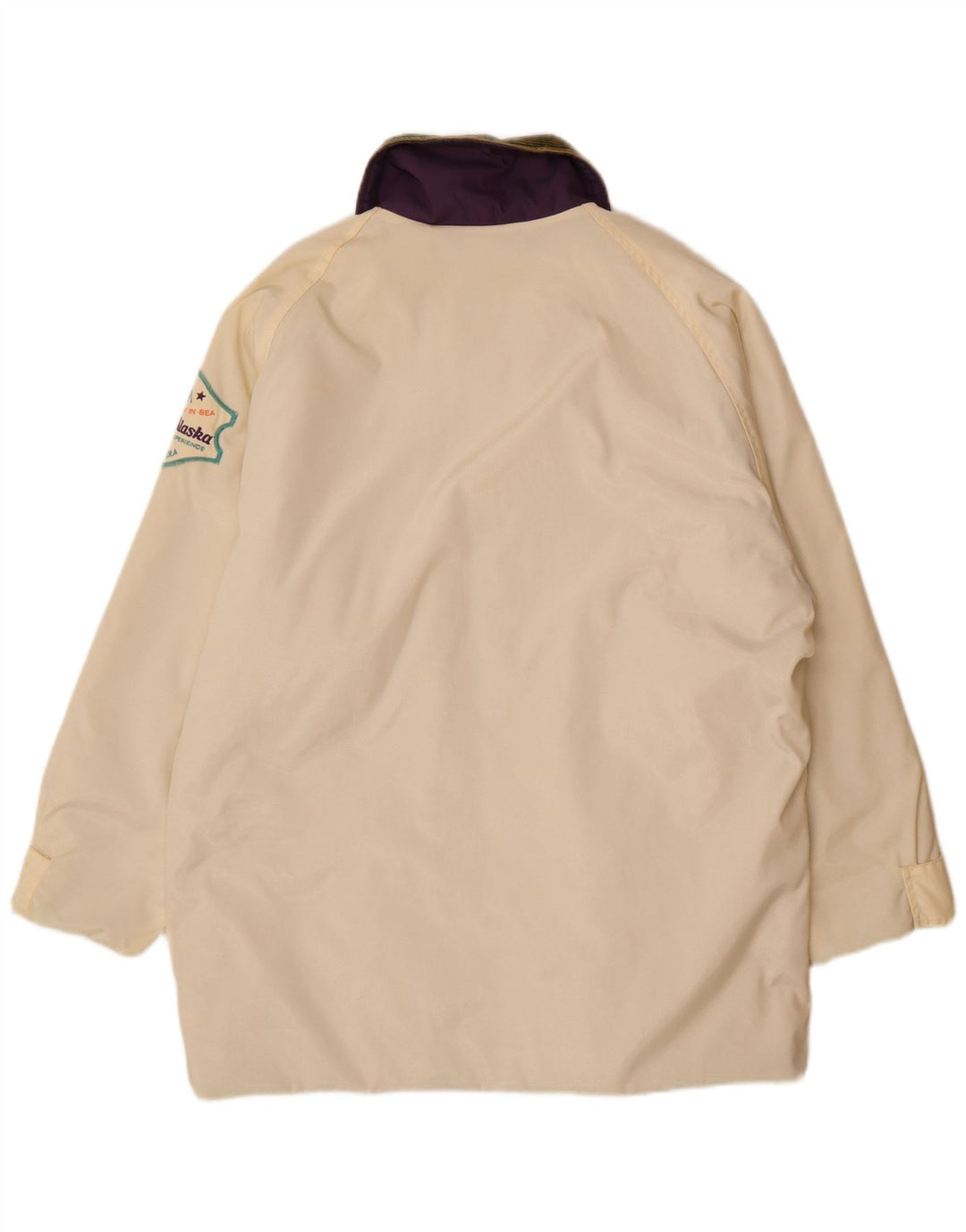 Ανδρικό μπουφάν Carrera γραφικό αντιανεμικό UK 38 Medium Off White Colourblock