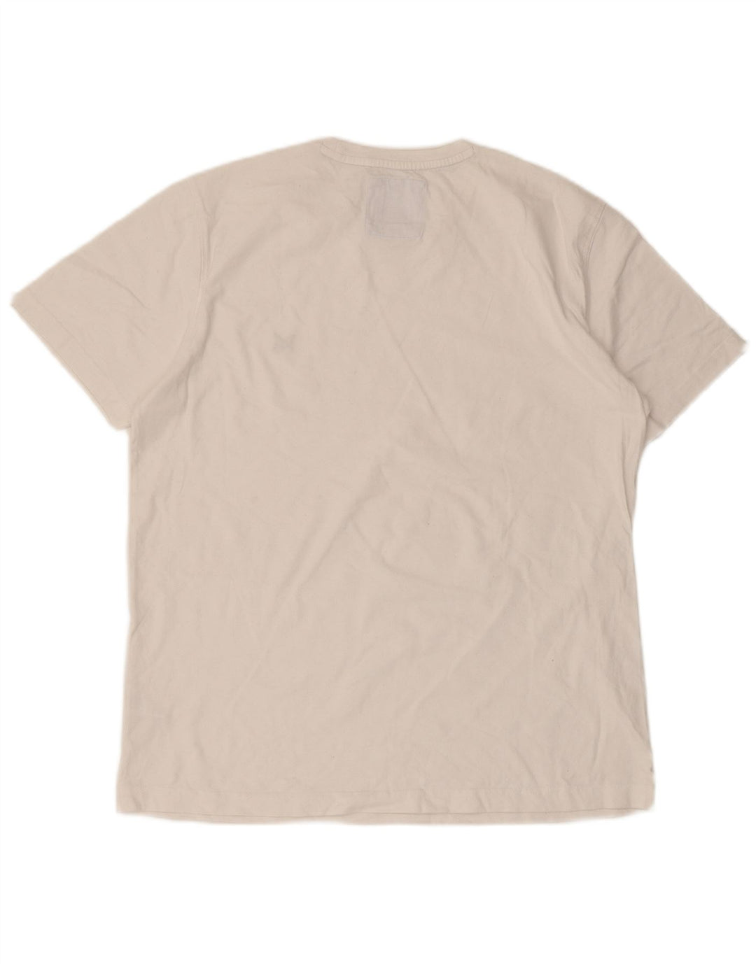 Ανδρικό T-Shirt Crew Clothing Top μεγάλο λευκό βαμβακερό