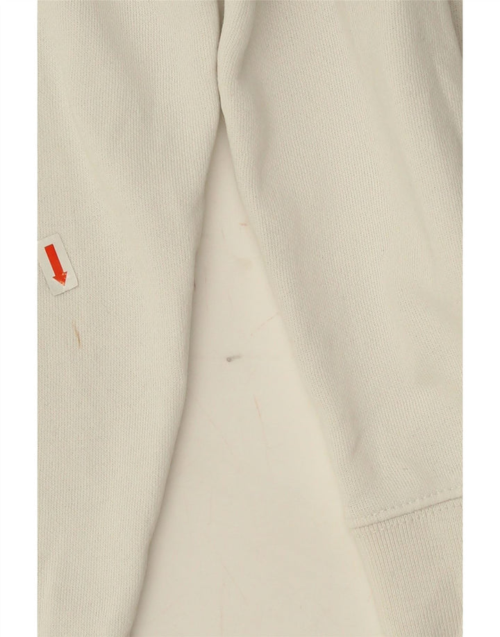 Champion Womens Oversized Hoodie Jumper UK 10 Small White