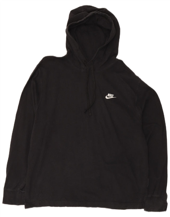 Ανδρικό φούτερ Nike, μεγάλο μαύρο βαμβακερό