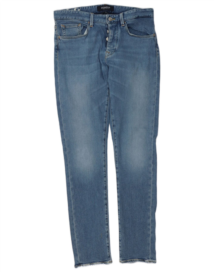 Dondup Ανδρικό Slim Jeans W32 L32 Μπλε βαμβακερό