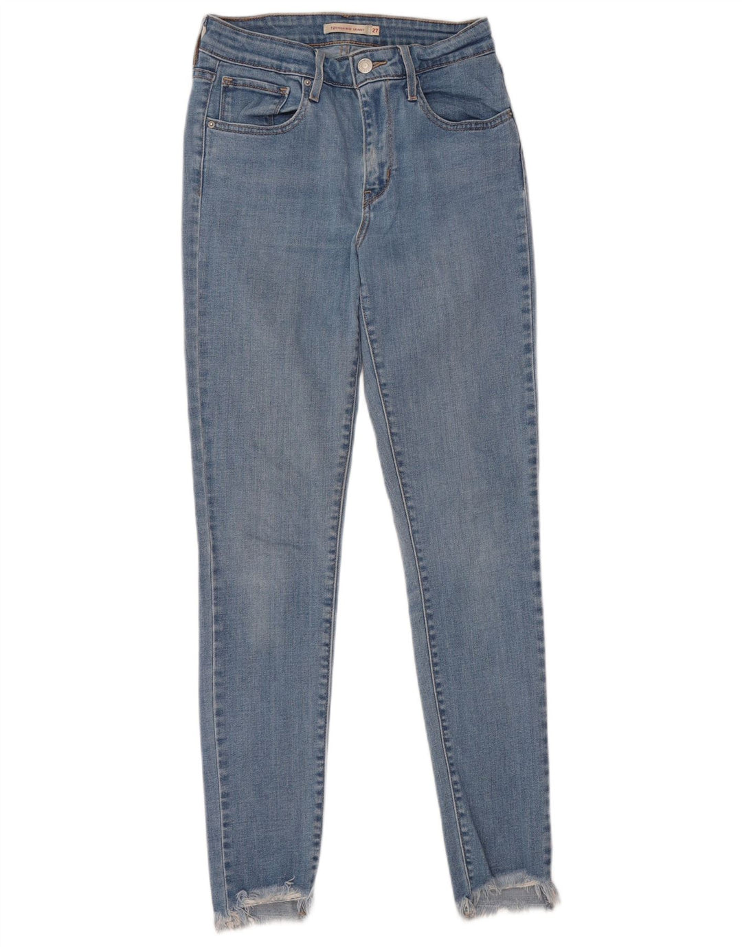 Levi's γυναικείο 721 ψηλό ψηλό στενό τζιν W27 L32 μπλε βαμβακερό