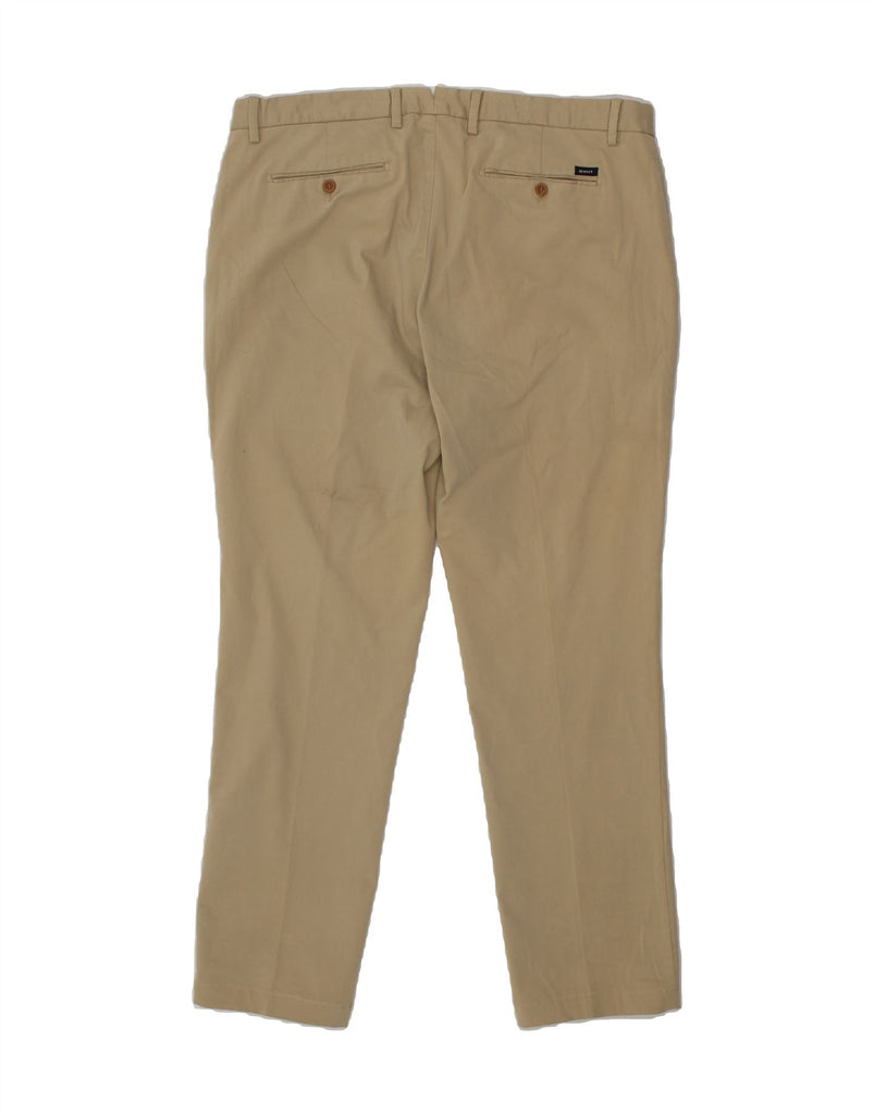 GANT Mens Tailored Chino Trousers IT 56 3XL W39 L31 Beige Vintage Gant and Second-Hand Gant from Messina Hembry 