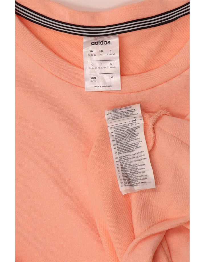 Γυναικεία φούτερ Adidas Regular Fit Jumper UK 20/22 XL Pink Polyester