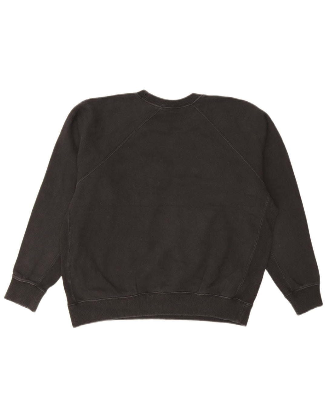 Champion Womens Graphic Oversized Φούτερ Jumper UK 14 Medium Black