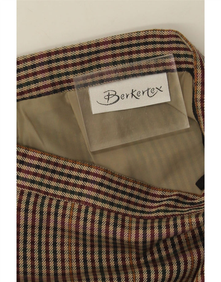 Γυναικεία ίσια φούστα Berkertex W28 Μεσαίο πολύχρωμο Houndstooth