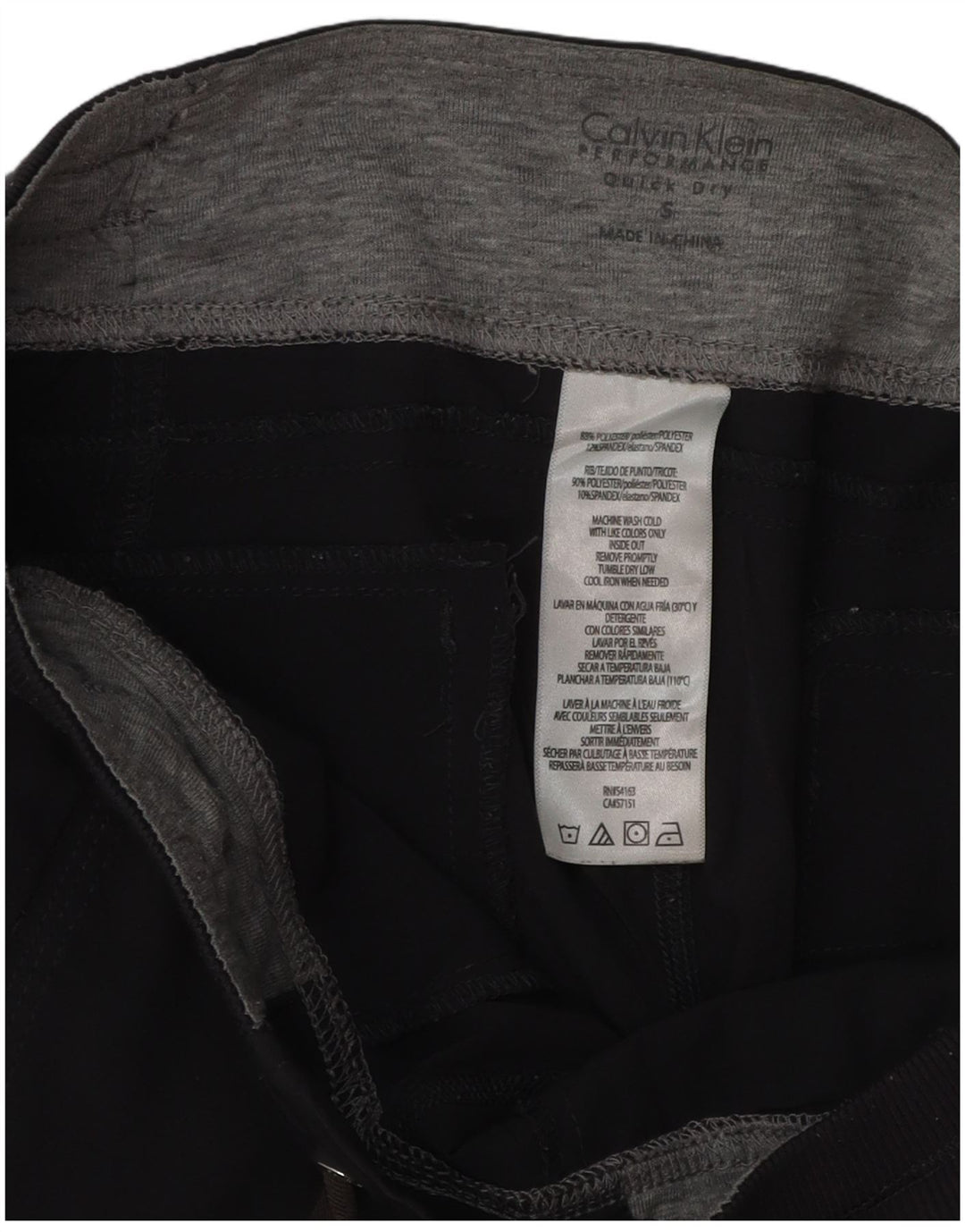 Γυναικεία αθλητική φόρμα CALVIN KLEIN Παντελόνι Joggers UK 10 Small Grey Polyester