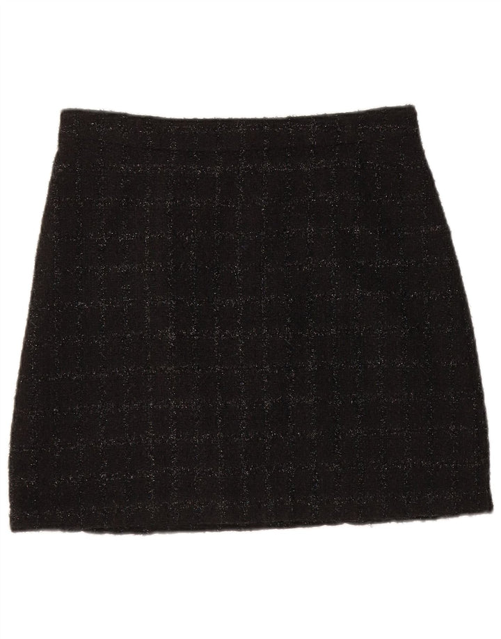 Warehouse Γυναικεία Μίνι Φούστα UK 10 Small W28 Black Check Polyester