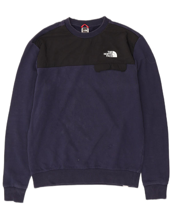 THE NORTH FACE Ανδρικό Φούτερ Jumper Μεσαίο Navy Blue Colourblock Βαμβακερό