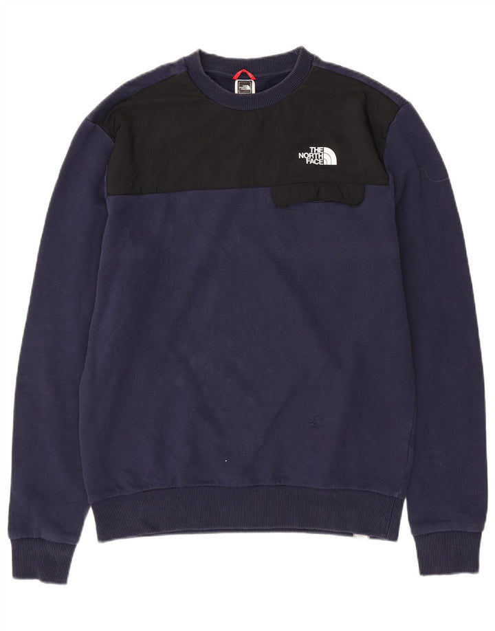 THE NORTH FACE Ανδρικό Φούτερ Jumper Μεσαίο Navy Blue Colourblock Βαμβακερό
