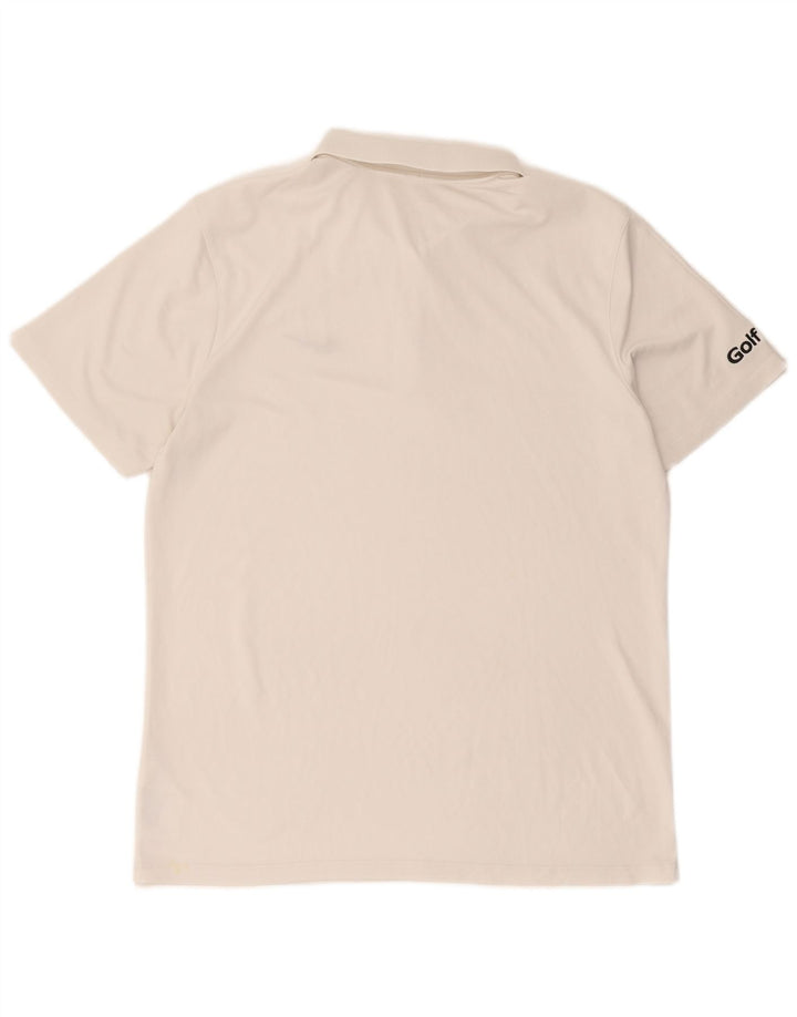 Ανδρικό μπλουζάκι Nike Dri Fit Polo μεγάλο λευκό πολυεστέρα
