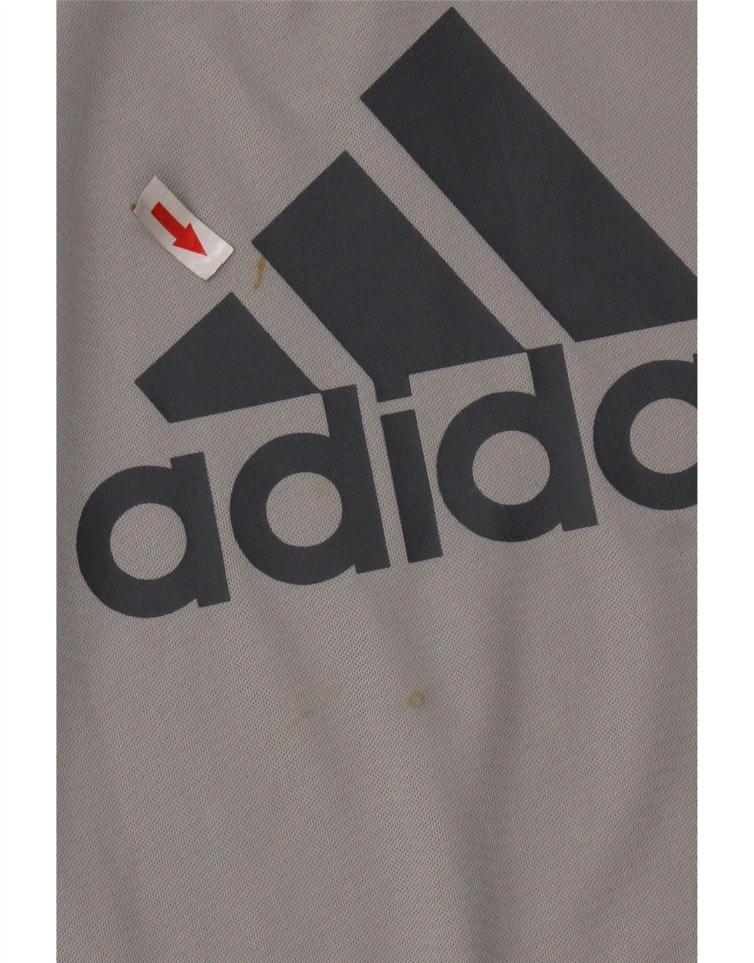 Ανδρικό γραφικό T-shirt ADIDAS Climalite Top UK 42/44 Large Grey Colourblock