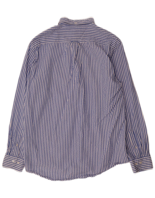 Ανδρικό πουκάμισο Gant Μέγεθος 41/42 16 1/2 Large Blue Pinstripe Βαμβακερό