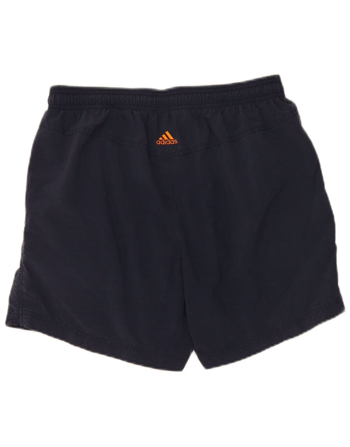ADIDAS Mens Sport Shorts Medium  Navy Blue Polyester