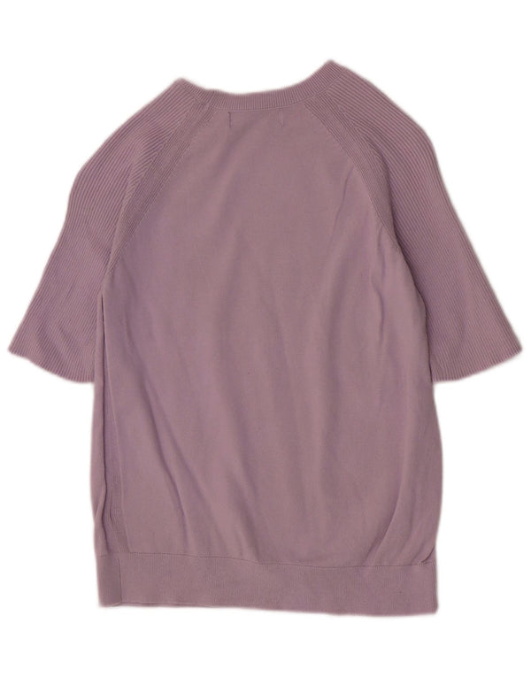 Marks & Spencer Γυναικείο πουλόβερ με λαιμόκαυστο UK 10 Small Purple