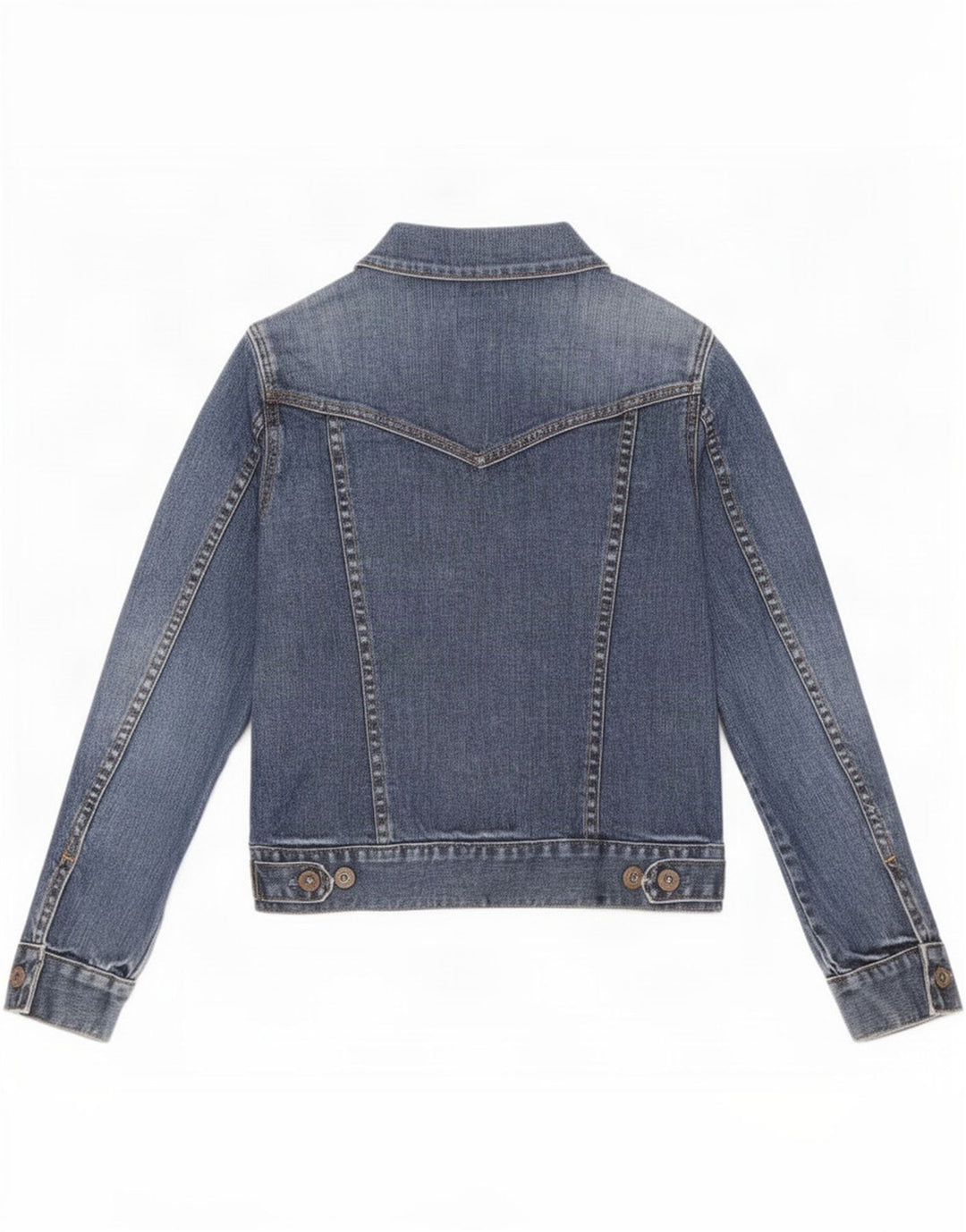 Gap Γυναικείο Petite Denim Jacket UK 10 Small Blue Cotton