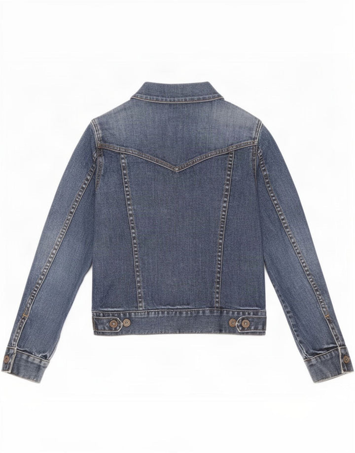 Gap Γυναικείο Petite Denim Jacket UK 10 Small Blue Cotton
