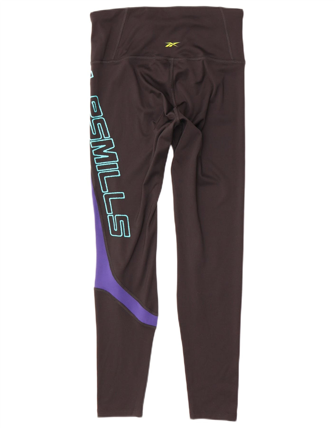 Γυναικεία γραφικά κολάν Reebok UK 12/14 Medium Black Colourblock