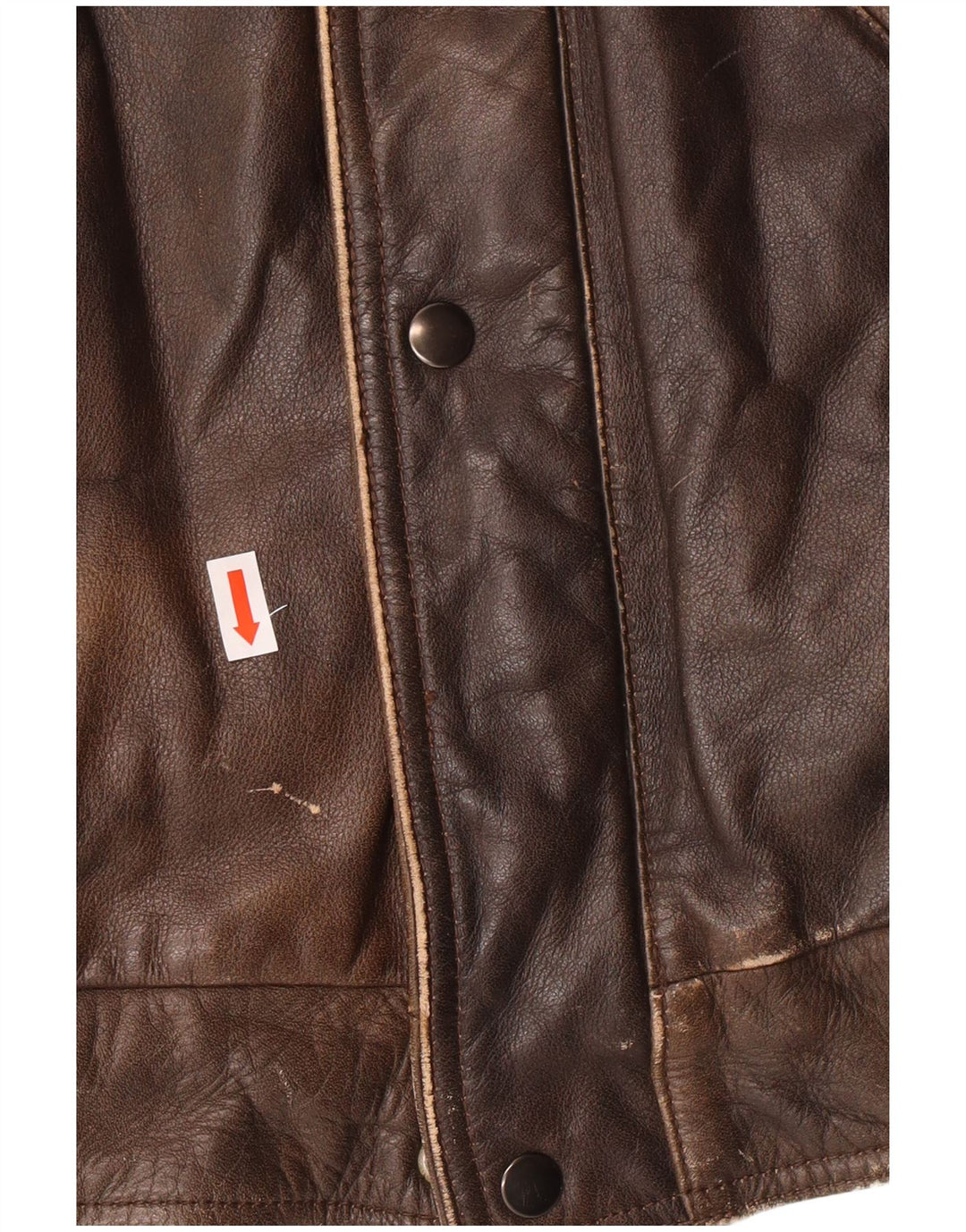 Harajuku Mother Ανδρικό Δερμάτινο Μπουφάν UK 40 Large Brown Δερμάτινο
